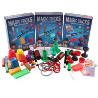 ♧ New Funny Magic Props Set for Kids Children Magic Tricks Toys Beginners Magic Kit Set Magic Performing Props Magic Puzzle Toy