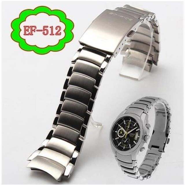 สายนาฬิกา-casio-เข็มขัดเหล็ก-ef-512d-1av-สแตนเลส-512-โซ่นาฬิกาพิเศษ-สายนาฬิกา-casio-ผู้ชาย