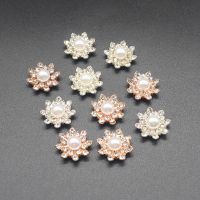 【CW】 10PCS 16mm Rhinestone Metal Buttons for Clothing Flatback Plating Apparel Sewing