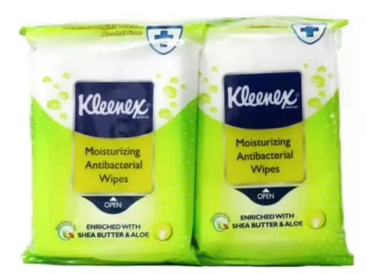 Kleenex Moisturizing Antibacterial Wipes 10 Pulls x 4 Packs | Lazada PH
