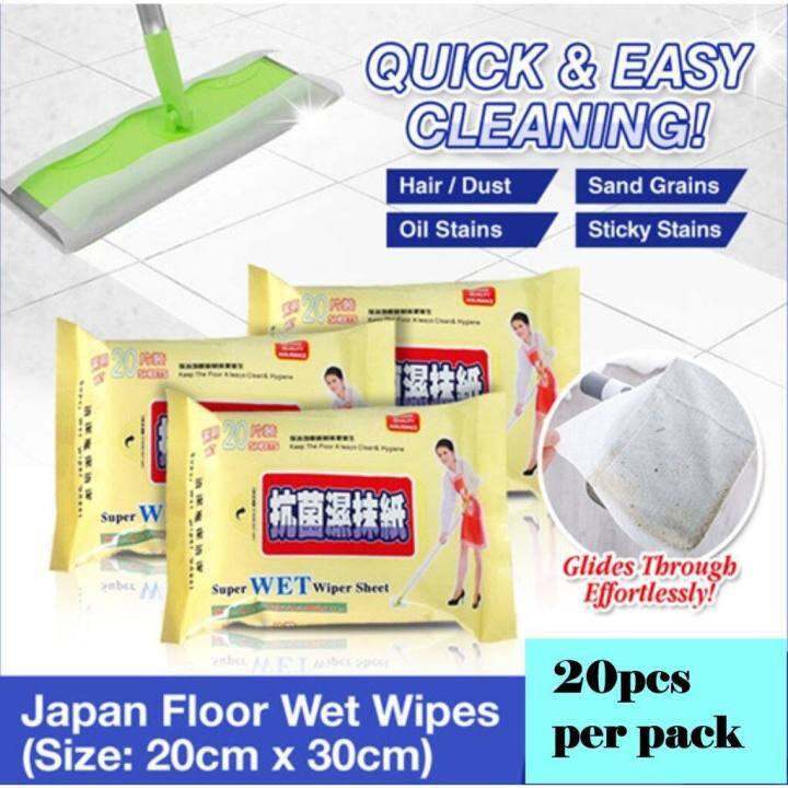 Super Clean Wet Mop Wiper Floor Mops Wipes Dust Removal Disposable