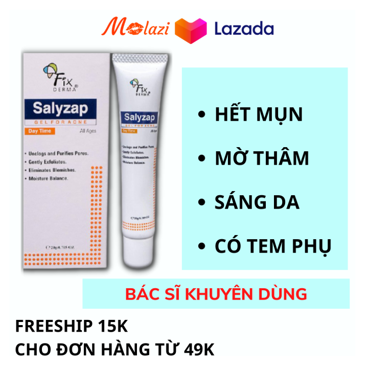 Kem dưỡng da mặt molazi chấm mụn kem mụn. Kết hợp retinol, derma forte