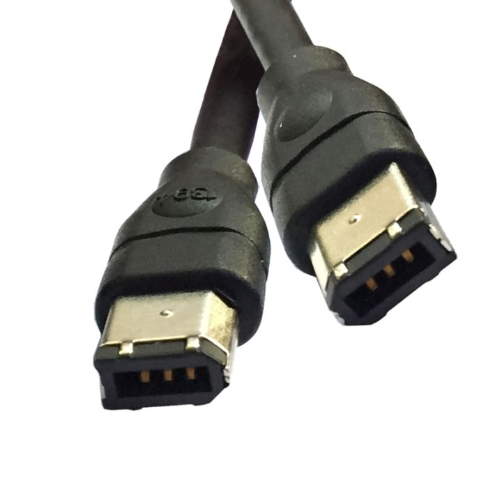 black-ieee-1394-firewire-400-to-firewire-400-cable-6-pin-6-pin-male-male-10-ft