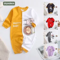 JoynCleon New baby onesie spring and autumn newborn cotton baby long-sleeved romper boys and girls rompers pajamas