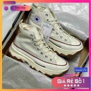 Giày Converse All Star 100 Trekwave Ox Low White and Black, Giày vải nữ