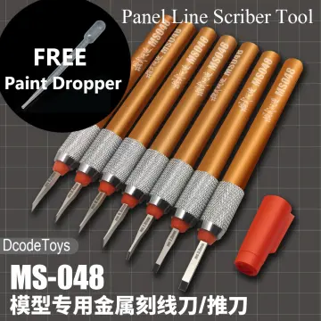 Panel Line Scriber Tool - for gundam gunpla model kit bandai kotobukiya pg  mg rg hg sd bb use ***Free Paint Dropper!!!***
