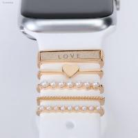 ☜ Decoration For Apple watch band Diamond Jewelry Charms for iWatch Bracelet Silicone Strap Accessories Galaxy watch 4/Classic/3