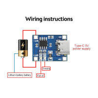 Diymore บอร์ดชาร์จแบตเตอรี่ลิเธียม DC4.5V-5.5V 18650 TP4056แผงวงจรโมดูลชาร์จไมโครยูเอสบีสำหรับชาร์จแบตเตอรี่ลิเธียม1ชิ้น/5ชิ้น