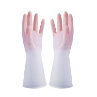 1 Set Household Waterproof Gloves Rubber kitchen Restaurant dish washing mitten Thin and light Multifunctional Cleaning gloves Safety Gloves