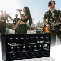 Ultra Low-Noise 6-Channel Line Mixer มินิมิกเซอร์ USB Powered Mixer สำหรับเครื่องมืออิเล็กทรอนิกส์,ศัพท์มือถือ