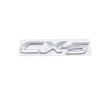 สติ๊กเกอร์ติดฝาฝาหน้าฝาหลังกระโปรงรถตัวอักษรนูนแปะท้ายรถ CX-5ชุบโครเมียมสติ๊กเกอร์สำหรับรถยนต์ CX5