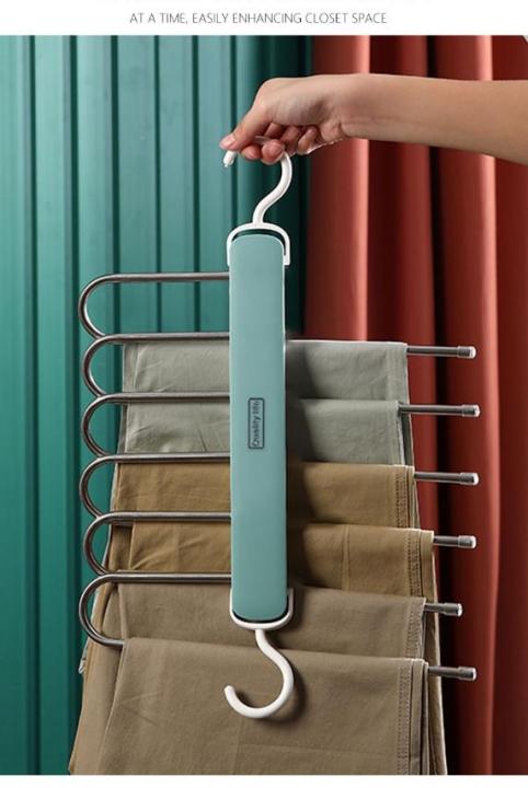 MORALVE Space Saving Pants Hangers European Beechwood - Etsy