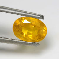 1.10 ct บุษราคัม (Yellow Sapphire) ทรงไข่ บางกะจะ