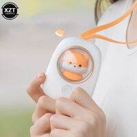 Space Capsule Hanging Neck Fan Cute Summber Cooler Rechargeable Portable Handheld Mute Fan With Night Light Children Gift