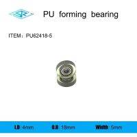 ✾﹉◇ The manufacturer supplies Polyurethane forming bearing PU62418-5 Rubber coated pulley 4mmx18mmx5mm