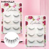 【คุณภาพสูง】Mikiwi 3D ขนตาปลอม Wispy Volume Handmade ขนตาปลอมธรรมชาติ Lashes แต่งหน้าทุกวันขนตาเครื่องมือความงามงานแต่งงาน