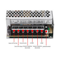 = {{} 150W สองกลุ่มหลายเอาต์พุตสลับหม้อแปลงไฟฟ้า AC 110V 220V เป็น DC 5V 12V 24V สำหรับ Led Strip D-150