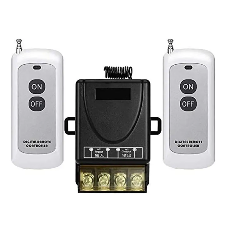 Wireless Remote Switch, RF Remote Switch with 984FT Long Rage for Anti ...