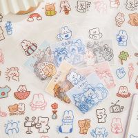 【LZ】 40 pcs/pack Cute cartoon bear Rabbit diary Decorative Stickers Scrapbooking Label Diary Stationery Album Phone Journal Planner