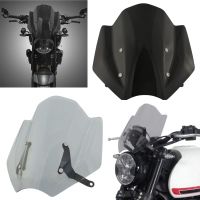 TAORIDER-MOTO Motorcycle Front Windscreen Windshield Screen Shield Wind Deflector with Bracket For TRIUMPH Trident 660 2021 2022