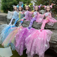 45cm Girl BJD Dolls Toys Mermaid Doll 13 Joints Movable Cute Mermaid Bjd Doll DIY Dress up Toy Childrens Toy Kid Christmas Gift