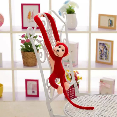 Monkey Cute Long Arm Tail Soft Plush Doll Toy 60cm Baby Sleeping Appease Animal Monkey Home Decoration Curtains Hanging Doll