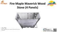 FireMaple Maverick Wood Stove (4 Panels)