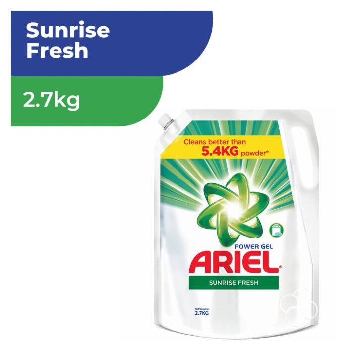 Ariel Power Gel Sunrise Fresh Liquid Laundry Detergent 2.7kg Lazada PH