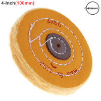 ChgImposs 4นิ้วผ้าล้อสำหรับขัดเจียล้อผ้าฝ้ายขัดเครื่องบดที่ขัดให้เงาแผ่นผ้าฝ้ายสำหรับขัดโลหะรถขัด