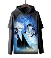 หลานชายลื่น Ghost Men Hoodies ผู้หญิงแขนยาวเสื้อยืดมีฮู๊ดฮูดดี้แขนยาว3D การพิมพ์อะนิเมะญี่ปุ่น UD40เสื้อผ้าสำหรับผู้ใหญ่ฤดูใบไม้ผลิ Casual แฟชั่นกีฬา