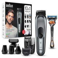 Braun Hair Clippers ผู้ชาย,MGK7221 10-In-1 Body Grooming Kit,เครา,หูและจมูก Trimmer, Body Groomer และ Hair Clipper