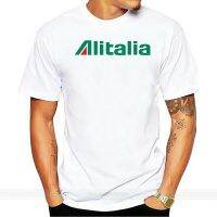 Fashion Mens Summer Tees Alitalia Airline Aviation Unisex Men T-Shirt Loose tops  PR3W