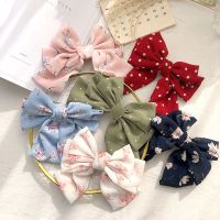 New Japanese Simple Hairpin Personality Big Bow Girl Hairpin Sweet Literary Hair Accessories All-match