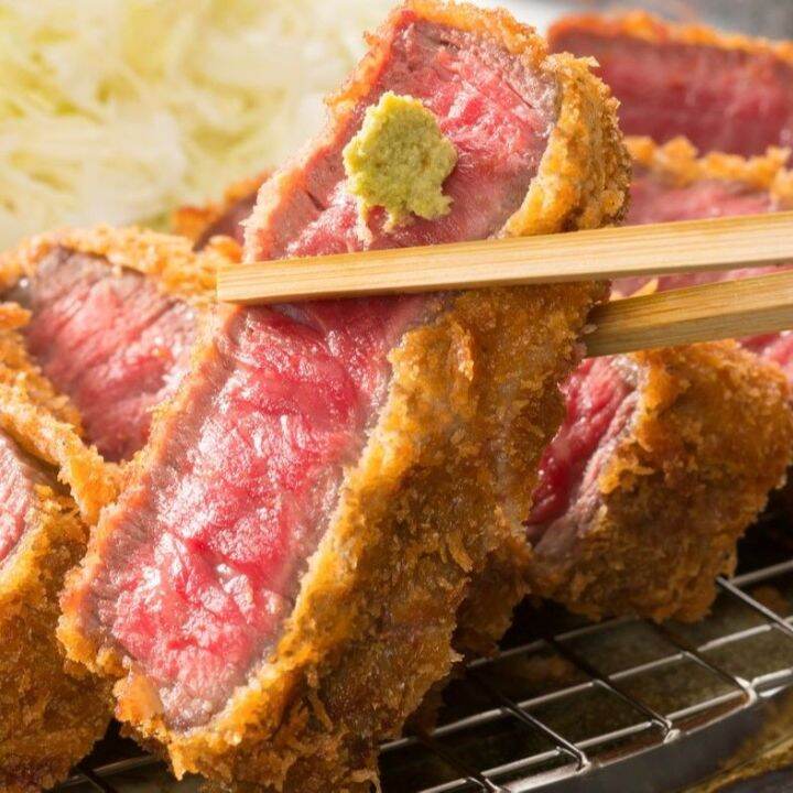 [Biseryu] Black Angus Prime Ribeye Beef Katsu Set(Kurobeko) [Redeem in