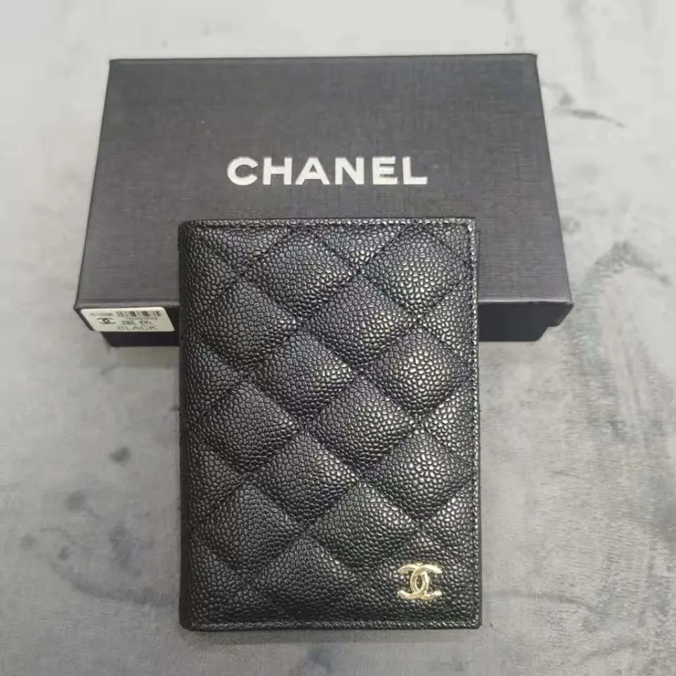 ☉NOT MALL #6188 CHANEL PASSPORT HOLDER☚