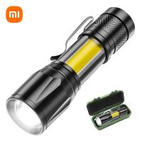 sell well feytu308 - / Xiaomi มินิ Usb ไฟฉาย LED ไฟฉายแบบชาร์จปรับกลางแจ้งกันน้ำซูมแสงตั้งแคมป์ Led ระยะยาวสปอตไล1ชิ้น