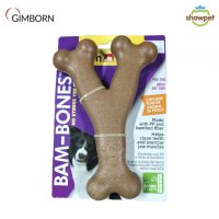 Gimdog ของเล่นรูปทรงกระดูกรสไก่ Bam - bones Y Chicken ขนาด S, M