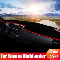 For Toyota Highlander XU40 2008 2009 2010 2011 2012 2013 Car Dashboard Sun Shade Cover Mat Anti-UV Non-Slip Pad Accessories