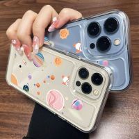 Cartoon Universe Anime for IPhone 14 Pro Max IPhone Case Soft Case TPU Clear Case Plating Button Shockproof Cartoon Cute Compatible for IPhone 13 Pro Max 12 Pro Max 11 Pro Max