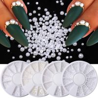 【hot】✸▤⊙  Sizes Half Pearls Beads Stone Rhinestone Decoration In Manicure Supply