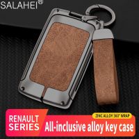 Car Key Cover Case Holder For Renault Captur Megane Talisman Espace Clio Zoe Koleos Scenic 4 Arkana Dacia Sandero Card Accessory