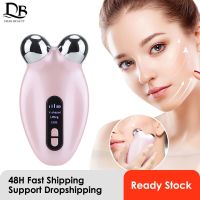 EMS Facial Massager Roller Microcurrent Face Lifting Machine V-Face Roller Massager Skin Rejuvenation Anti-Wrinkle Beauty Device