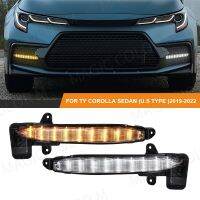 For Toyota Corolla SE XSE US Type 2020 2021 2022 2023 DRL Led Daytime Running Light White Yellow Sequential Turn Signal Fog Lamp