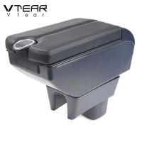 Vtear สำหรับ Suzuki Swift Armrest ภายในศูนย์กล่องเก็บของคอนโซลที่พักแขนชิ้นส่วนตกแต่งรถยนต์ 2005-2023