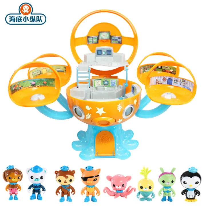 Octonauts Sound And Light Octopod Castle Adventure Plsyset Barnacles Peso Kwazii Dashi Tweak Action Figure Toys Doll Kids Gift Lazada Ph