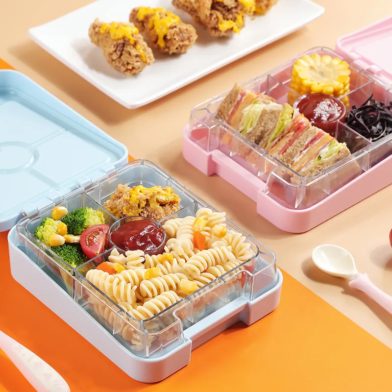 Aohea Kawaii Bento Lunch Box for Kids Girls Boys Children School