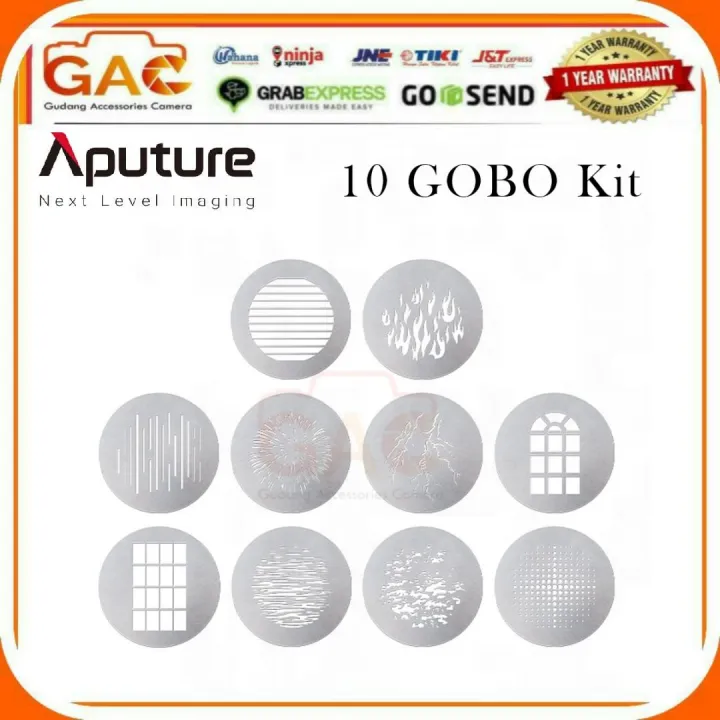 Aputure 10 Gobo Kit for Aputure Spotlight Lazada Indonesia