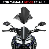 Motorcycle Windshield Windscreen Aluminum Kit Deflector Fits For YAMAHA MT-09 MT 09 2017 2018 2019 2020 MT09