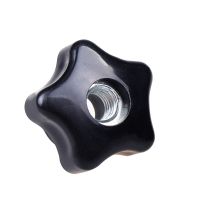 5Pcs M6 M8 M10 M12 M14 M16 Plum Bakelite Hand Tighten Nuts Handle Star Mechanical Black Thumb Nut Nails  Screws Fasteners