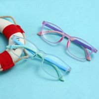 【cw】 Fashion Computer Portable Eye Protection Comfortable Eyeglasses Kids Glasses Anti blue Light Ultra Light Frame ！